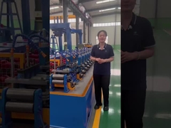 Kontrolowany przez Plc spawany młyn do rur Grubość ścianki 1-30 mm System chłodzenia wodą