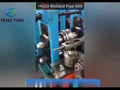 Maszyna do rur stalowych ERW Sterowanie PLC 6-25mm OD 80m/min