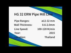Przedstawiamy maszynę do produkcji rur ze stali węglowej 500kW 70m/min dla Państwa