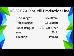 Wytwórnia rur zgrzewanych wysoką częstotliwością ze stali węglowej