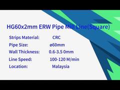 Wytwórnia rur zgrzewanych wysoką częstotliwością do rur kwadratowych