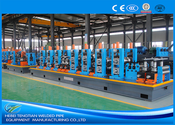 HG114 Linia produkcyjna rur stalowych ze stali niebieskiej Stal węglowa Duże rozmiary 100 m / min