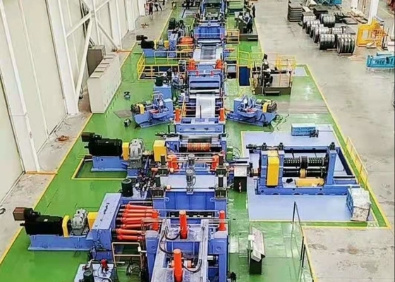 Automatyczna maszyna do cięcia wzdłużnego stali o mocy 280 kW i 315 kW do cewek ze stali węglowej