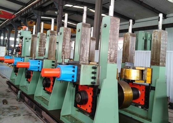 Dia 60 Mm Erw Pipe Mill Round Green Spawana maszyna do produkcji rur