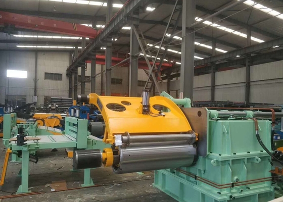 Szerokość cewki Maks. 1650 Mm Waga Maks. 30T Maszyna do cięcia wzdłużnego stali Kolor zielony