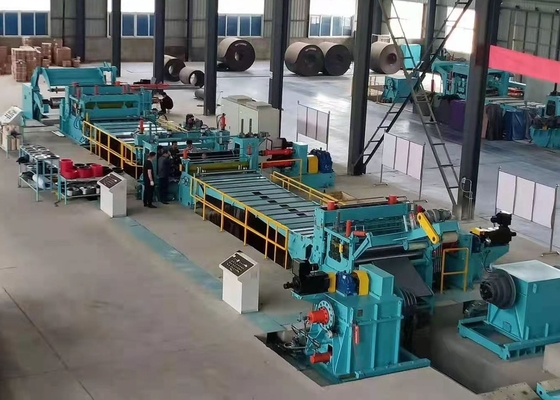 Szerokość cewki Maks. 1650 Mm Waga Maks. 30T Maszyna do cięcia wzdłużnego stali Kolor zielony