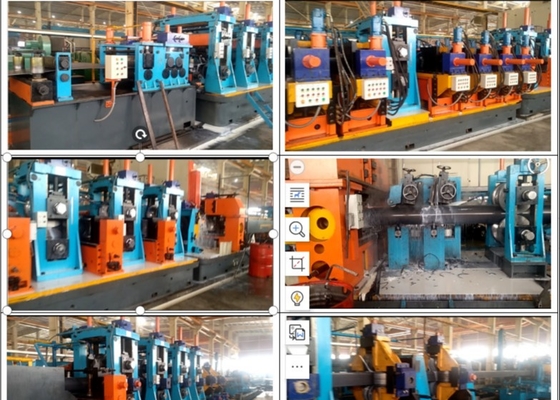 ISO9000 50X50-140x140MM Wysokiej Precyzji Square Tube Mill Zwożona Linia Produkcyjna Rury