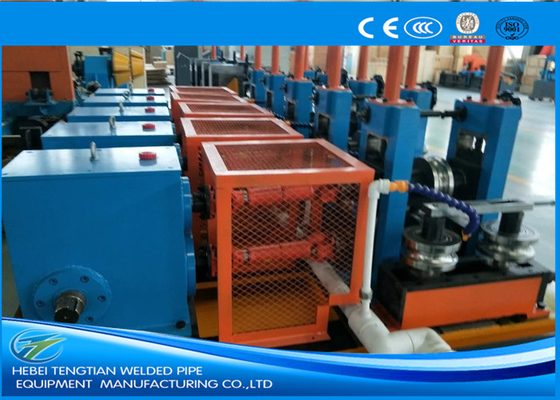 Zastosowana linia produkcyjna ERW Pipe Mill Machine Energooszczędna Błękitny kolor HG32