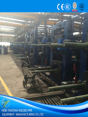Wysoko częstotliwościowa spawana nisko stopniowa stal Erw Tube Mill Line Milling Saw