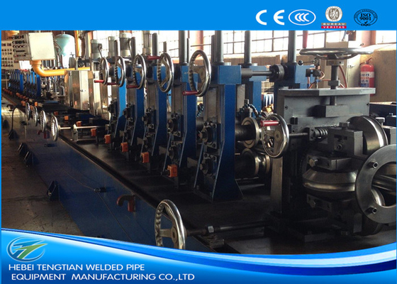 201 MS PLC Control Steel Pipe Making Machine dla grubości 1,5 mm