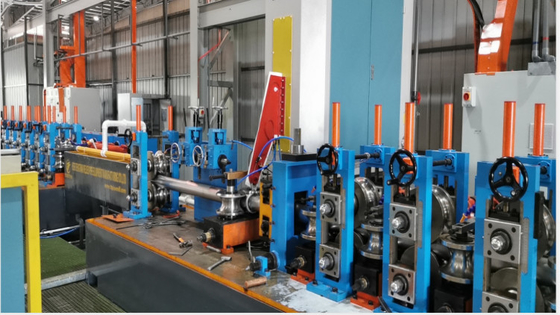 Precyzyjny Mill Tube Galvanized Steel Square Tube Mill 3,0 mm grubość PLC Control Automatic Function