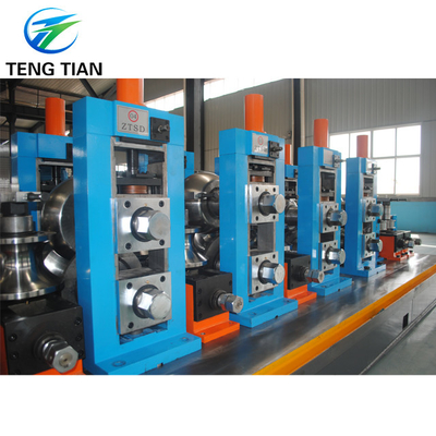 Precyzyjny Mill Tube Galvanized Steel Square Tube Mill 3,0 mm grubość PLC Control Automatic Function