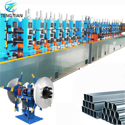Wysokiej precyzji Carbon 100m/Min Steel Tube Making Machine