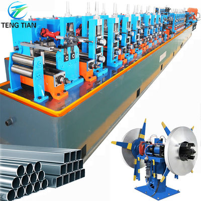 ERW Cold Cut Pipe Mill Machine dla okrągłych rur ze stali węglowej