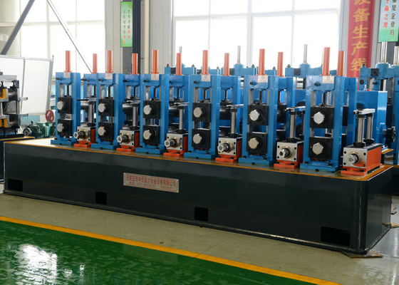 PLC Control Carbon Steel Tube Mill Machine Round / Square Pipe Making Machine Maszyna do wytwarzania rurociągów