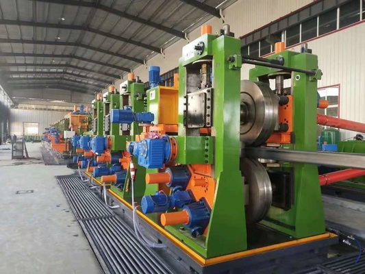 Łatwe do regulowania rozmiar Max 219mm 50M / Min Production Line Steel Pipe
