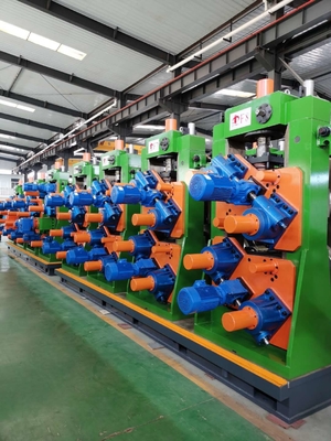 Łatwe do regulowania rozmiar Max 219mm 50M / Min Production Line Steel Pipe