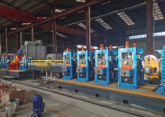 Linia do produkcji rur stalowych o dużej prędkości, wewnętrzna 3-8 mm, 600 kW, napięcie 380 V / 440 V
