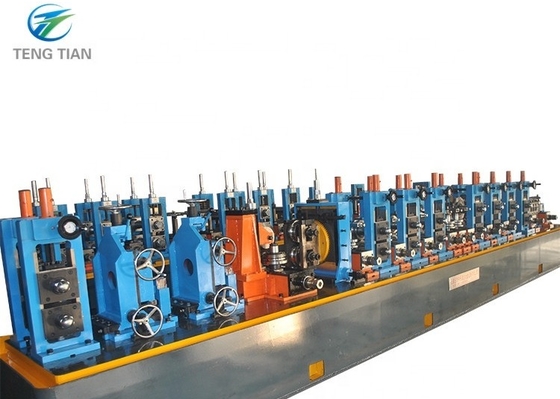 Kontrolowany przez Plc spawany młyn do rur Grubość ścianki 1-30 mm System chłodzenia wodą