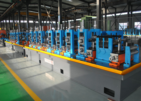 Niebieska maszyna do zgrzewania rur ERW API Pipe Mill / High Frequency API